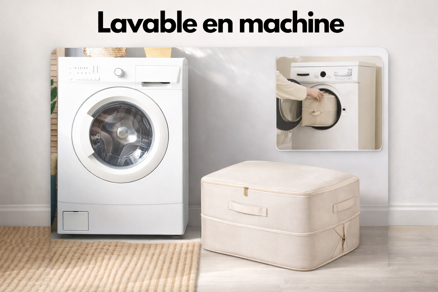 Lavable en machine Belogga
