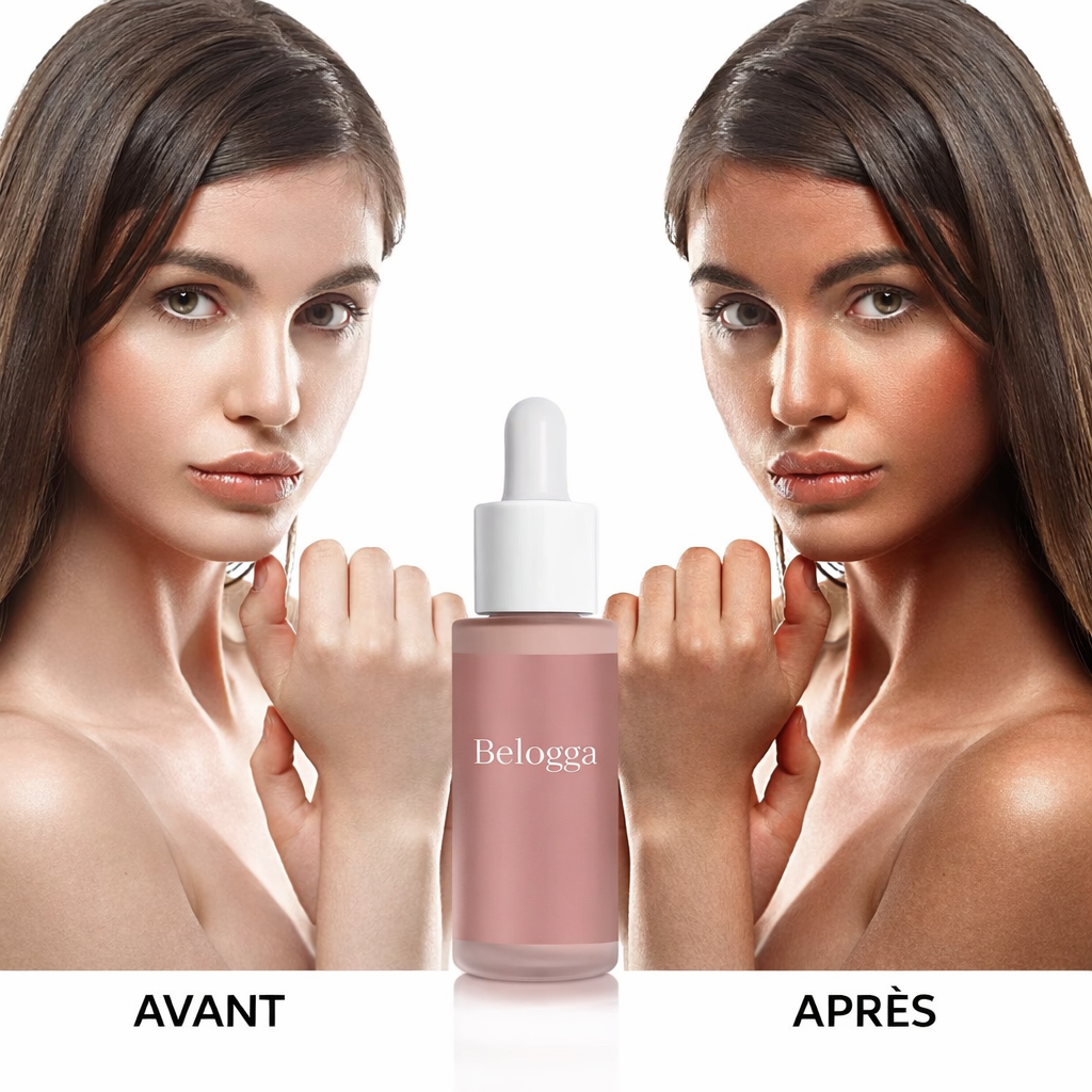 Avant après bronzage Belogga