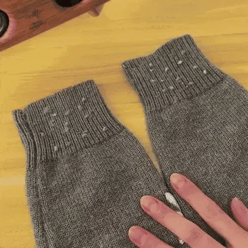 Éliminateur de peluches en utilisation